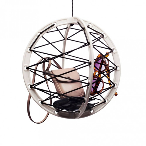 spherical hanging stuff holder