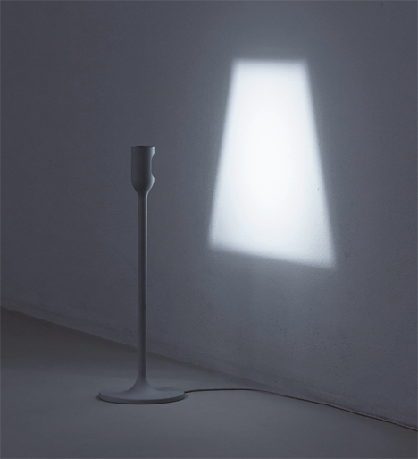 yoy studios lamp that projects a light shade