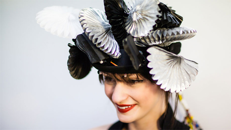fashion expressive wearable hat