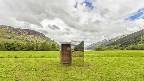 loch lomand and the trossachs national park invisible cabin