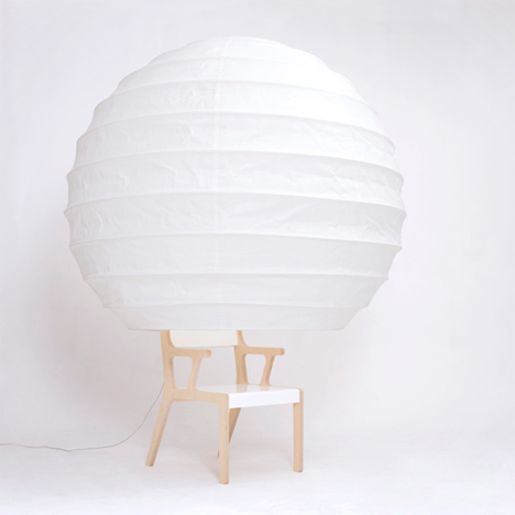 object o isolation lamp chair
