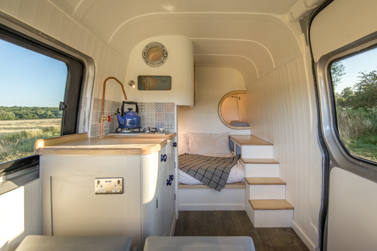 This Moving House: Camper Van Conversion Inspired by Boat Interiors