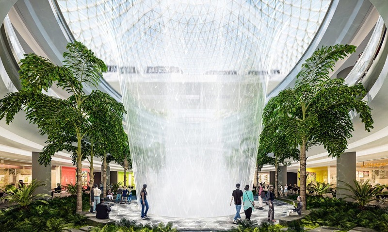 Forest Valley: World’s Largest Indoor Waterfall Coming to Singapore Airport