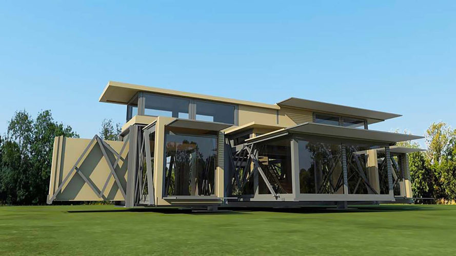 Self-Deploying Structures Build Themselves in Just 8 Minutes