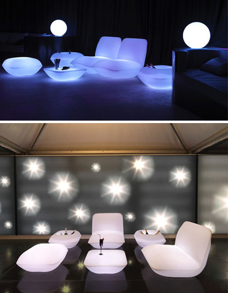 5 Light Up Outdoor Furniture Sets Glow, Light Outdoor Furniture